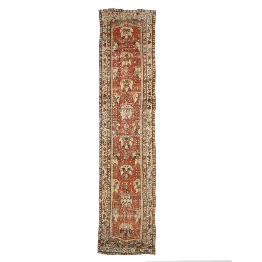 Antique Runner 3'4 x 14'11 ft