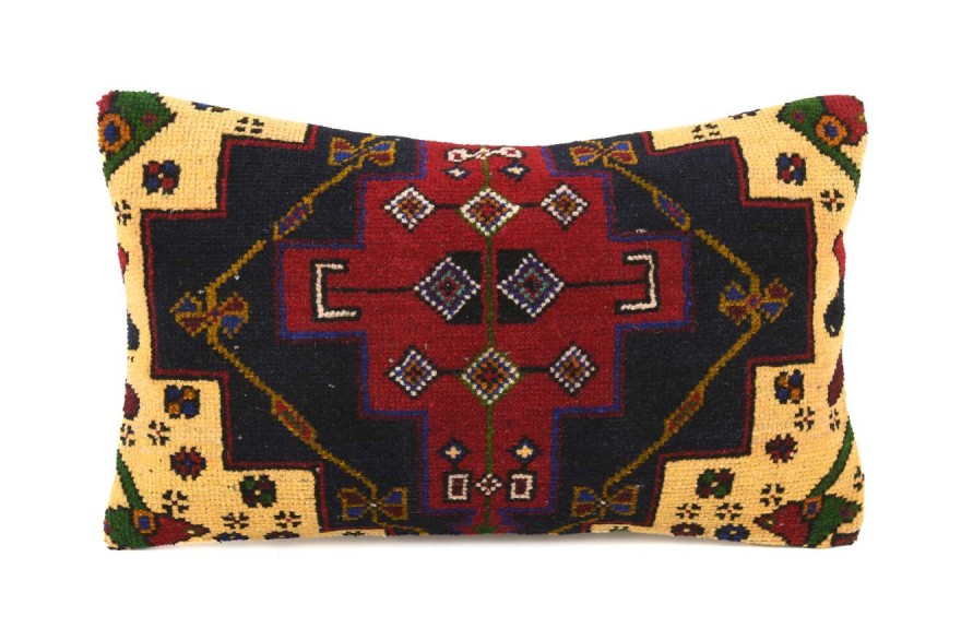 Colorful Ethnic Anatolian Rectangle Vintage Pillow 504-16