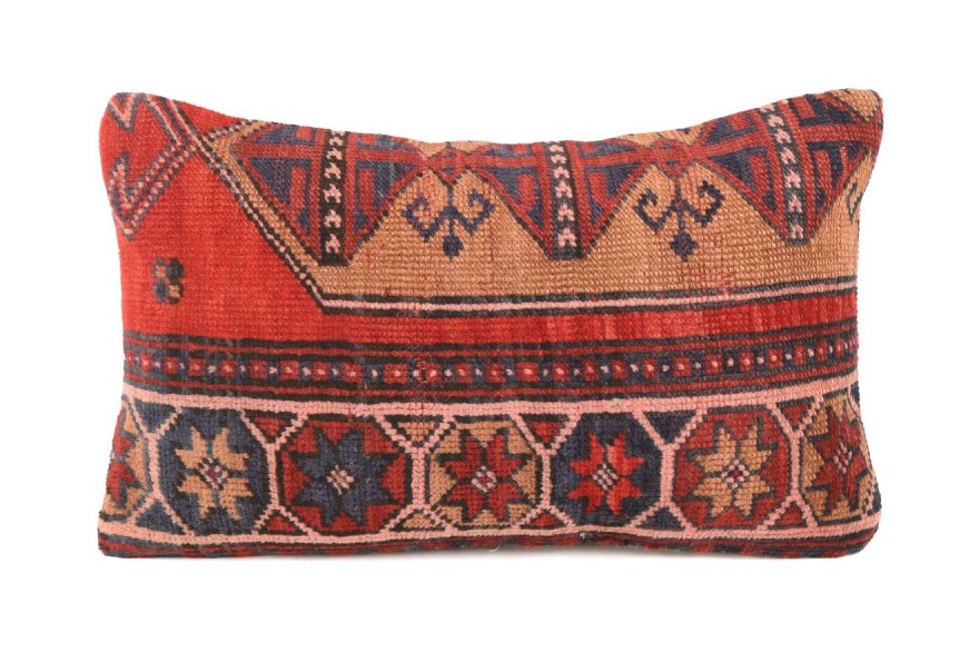 Colorful Ethnic Anatolian Rectangle Vintage Pillow 504-24