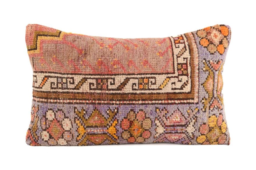 Colorful Ethnic Anatolian Rectangle Vintage Pillow 504-34