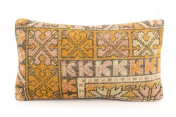 Colorful Ethnic Anatolian Rectangle Vintage Pillow 504-6