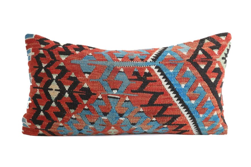 Colorful Ethnic Anatolian Square Killim Pillow 489-15