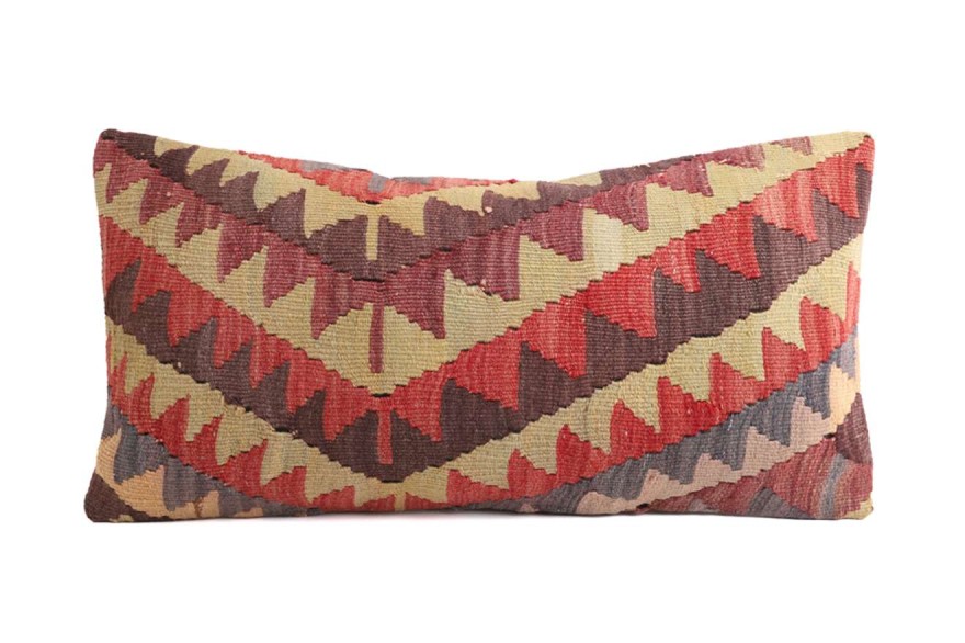 Colorful Ethnic Anatolian Square Killim Pillow 489-24