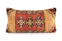 Colorful Ethnic Anatolian Rectangle Vintage Pillow 490-1