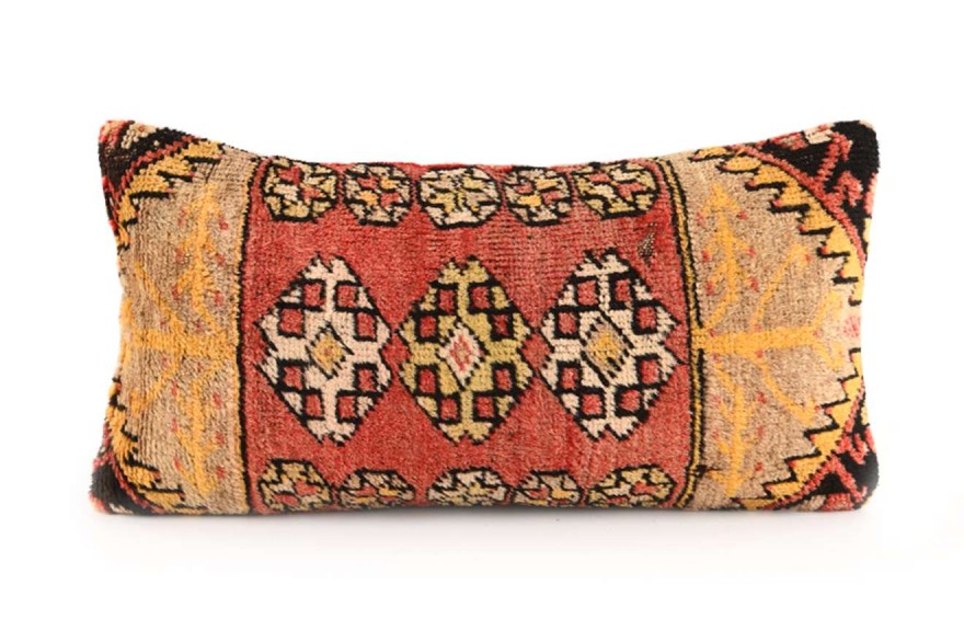 Colorful Ethnic Anatolian Rectangle Vintage Pillow 490-1