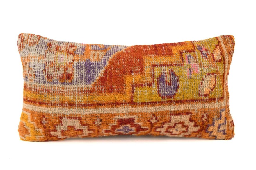 Colorful Ethnic Anatolian Rectangle Vintage Pillow 490-17