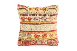 Colorful Ethnic Anatolian Square Vintage Pillow 520-21