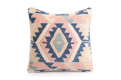 Colorful Ethnic Anatolian Square Killim Pillow 491-45