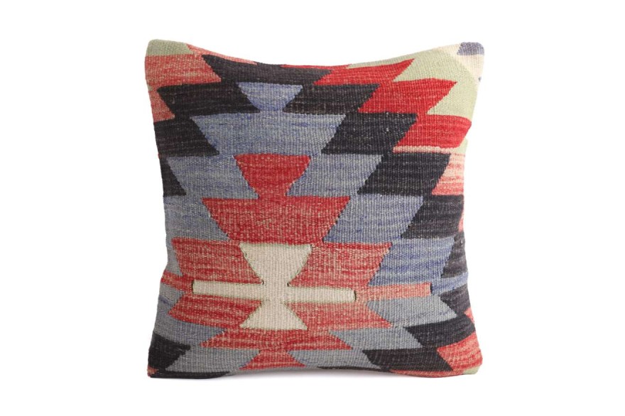 Colorful Ethnic Anatolian Square Killim Pillow 495-23