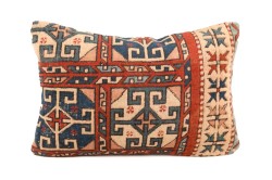 Colorful Ethnic Anatolian Rectangle Vintage Pillow 503-16