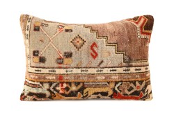 Colorful Ethnic Anatolian Rectangle Vintage Pillow 509-23