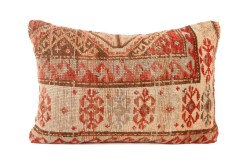 Colorful Ethnic Anatolian Rectangle Vintage Pillow 509-33