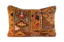 Colorful Ethnic Anatolian Rectangle Vintage Pillow 509-34