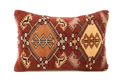 Colorful Ethnic Anatolian Rectangle Vintage Pillow 509-37