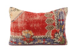 Colorful Ethnic Anatolian Rectangle Vintage Pillow 509-41