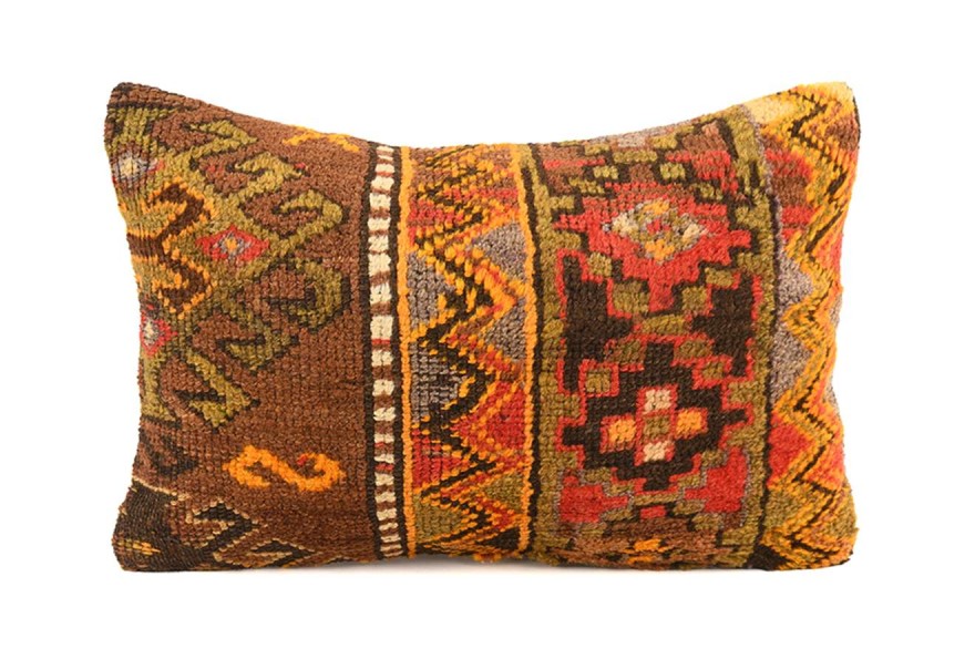 Colorful Ethnic Anatolian Rectangle Vintage Pillow 509-44