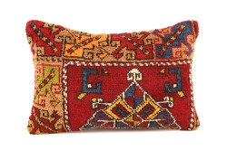 Colorful Ethnic Anatolian Rectangle Vintage Pillow 509-46