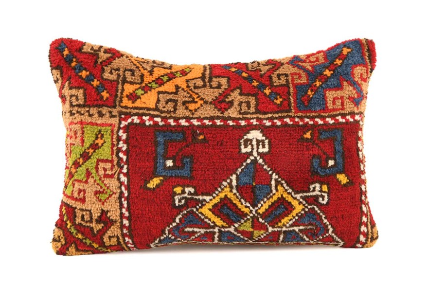 Colorful Ethnic Anatolian Rectangle Vintage Pillow 509-46