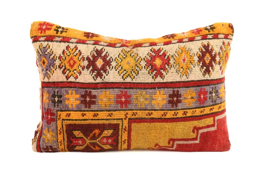 Colorful Ethnic Anatolian Rectangle Vintage Pillow 509-50