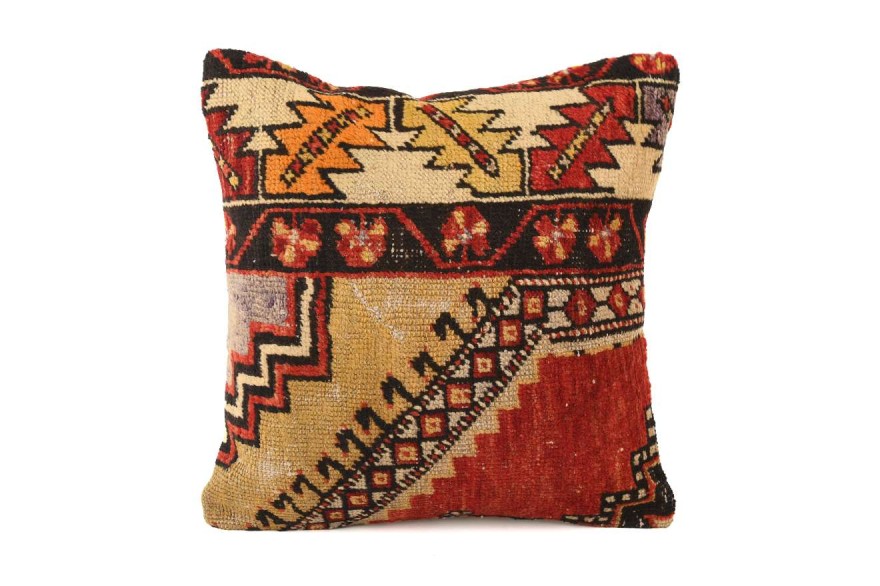 Colorful Ethnic Anatolian Square Vintage Pillow 485-29
