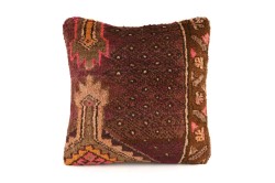 Colorful Ethnic Anatolian Square Vintage Pillow 485-3
