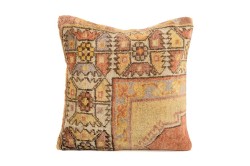 Colorful Ethnic Anatolian Square Vintage Pillow 485-36