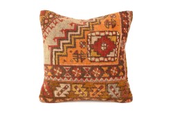 Colorful Ethnic Anatolian Square Vintage Pillow 485-37