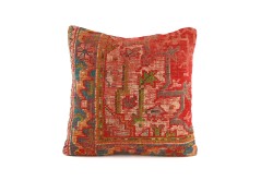 Colorful Ethnic Anatolian Square Vintage Pillow 515-10