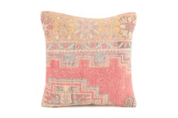 Colorful Ethnic Anatolian Square Vintage Pillow 515-23