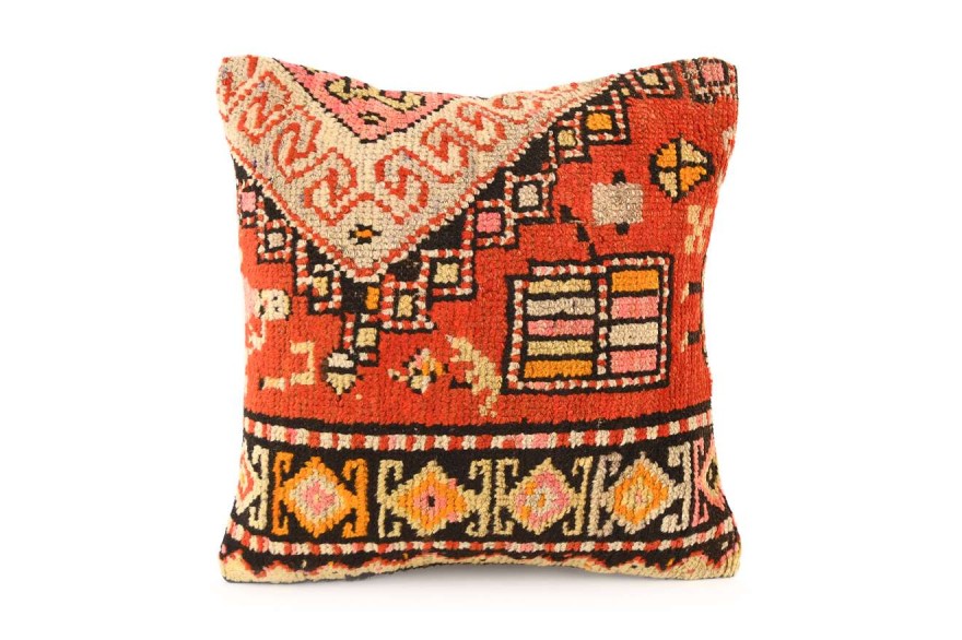 Colorful Ethnic Anatolian Square Vintage Pillow 515-36