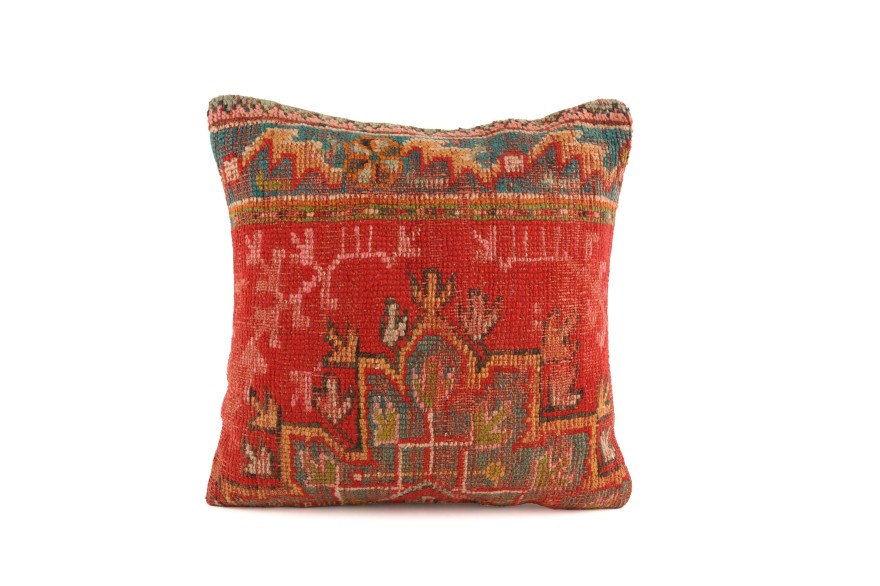 Colorful Ethnic Anatolian Square Vintage Pillow 515-9