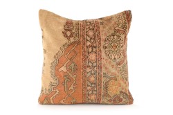 Terra-Cotta, Beige  Ethnic Anatolian Square Vintage Pillow 521-4